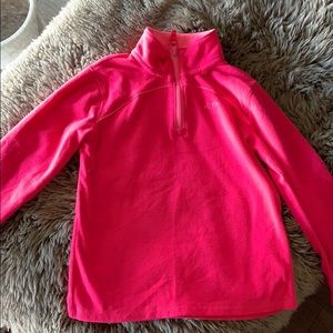 Champion pink fleece pullover girls sz L 10/12